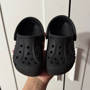 Kids Black Crocs